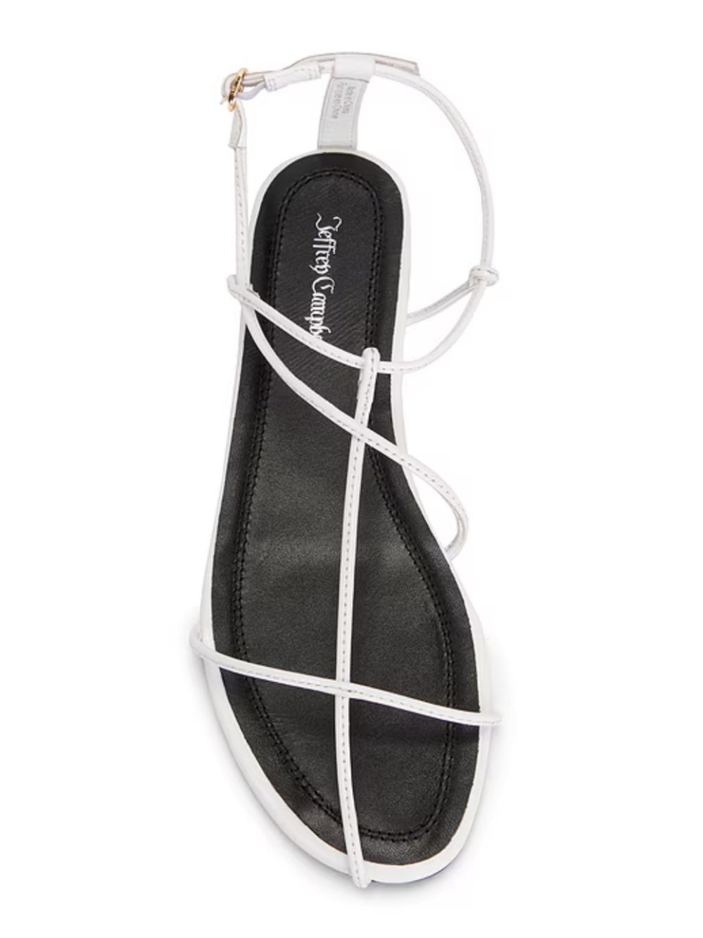 Jeffrey Campbell Trawl Flats sandals White Strappy shoes Revolve 8
